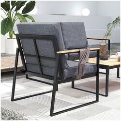 Set mobilier de gradina GardenLine ALM8120 (Grey/Natural) Thumb