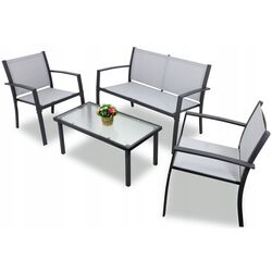 Set mobilier de gradina GardenLine ANH0846 (Grey)