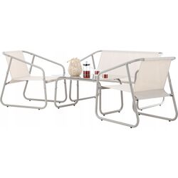 Set mobilier de gradina GardenLine ANH3811 (Beige/Grey) Thumb