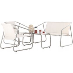 Set mobilier de gradina GardenLine ANH3811 (Beige/Grey) Thumb