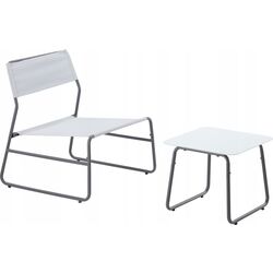Set mobilier de gradina GardenLine ANH3835 (White/Grey) Thumb