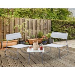 Set mobilier de gradina GardenLine ANH3835 (White/Grey)