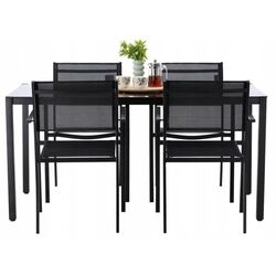 Set mobilier de gradina GardenLine ANH6135KPL (Black) Thumb
