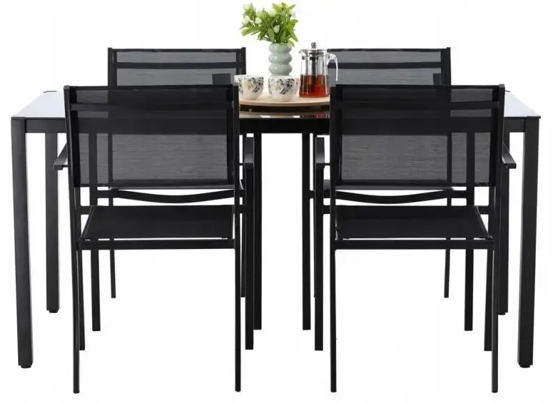 Set mobilier de gradina GardenLine ANH6135KPL (Black) - 3