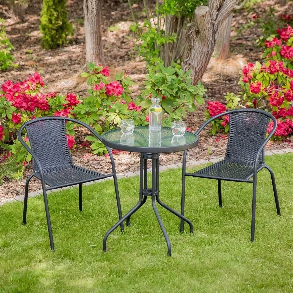 Комплект садовой мебели GardenLine Bistro NEO2262KPL (Dark Brown/Black)