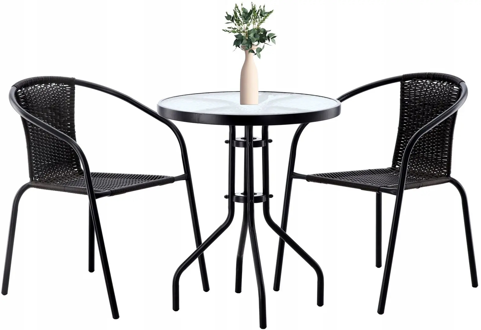 Комплект садовой мебели GardenLine Bistro NEO2262KPL (Dark Brown/Black)