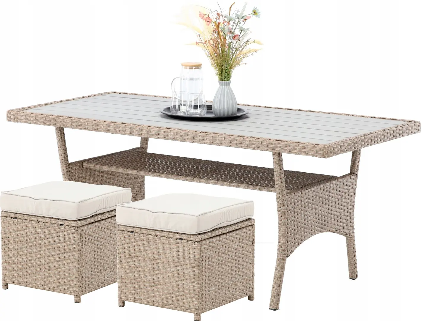 Set mobilier de gradina GardenLine Cesme ABI3517 (Beige)