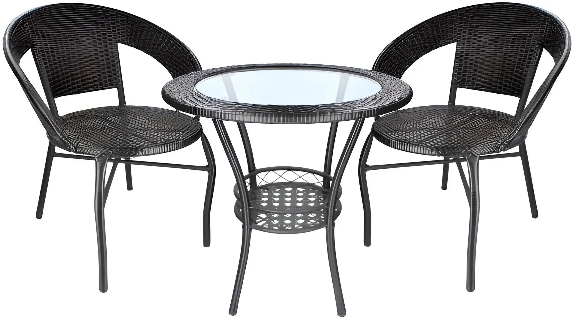 Set mobilier de grădină GardenLine FAT3038KPL (Black)