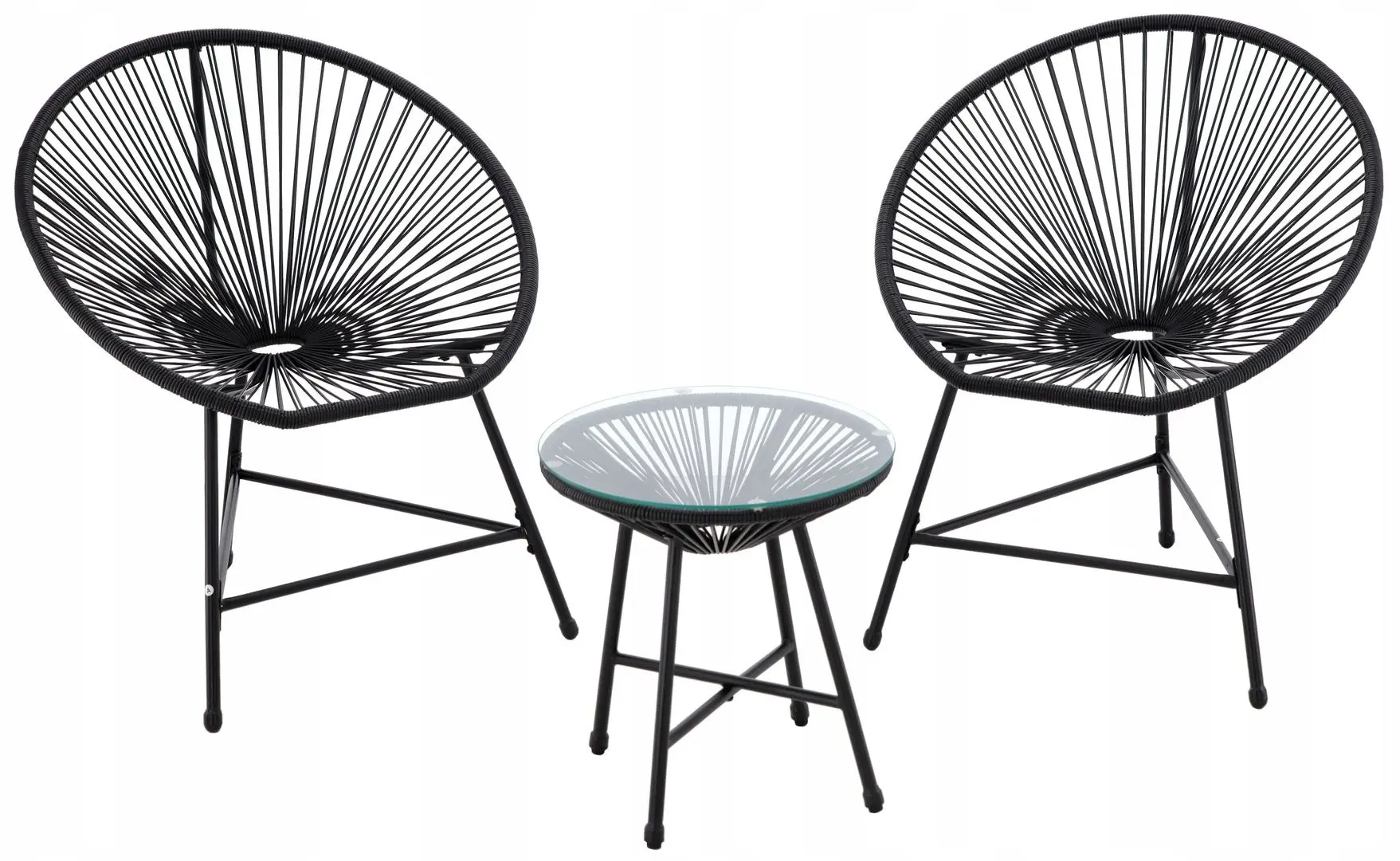 Set mobilier de gradina GardenLine FAT3439 (Black)