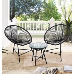 Set mobilier de gradina GardenLine FAT3439 (Black)