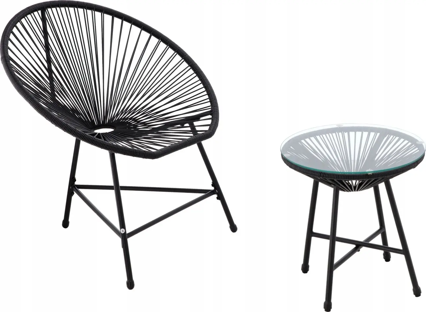 Set mobilier de gradina GardenLine FAT3439 (Black)