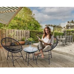 Set mobilier de gradina GardenLine FAT3439 (Black) Thumb