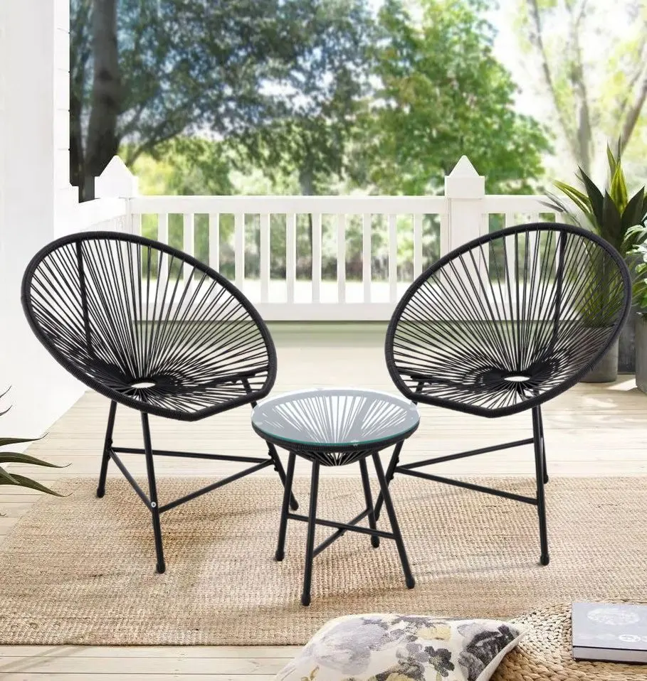 Set mobilier de gradina GardenLine FAT3439 (Black)