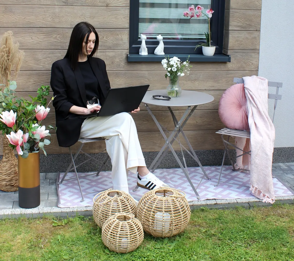 Set mobilier de gradina GardenLine GOM5134 (Green)