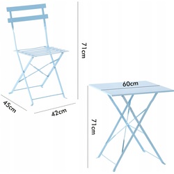 Set mobilier de gradina GardenLine GOM5158 (Blue) Thumb
