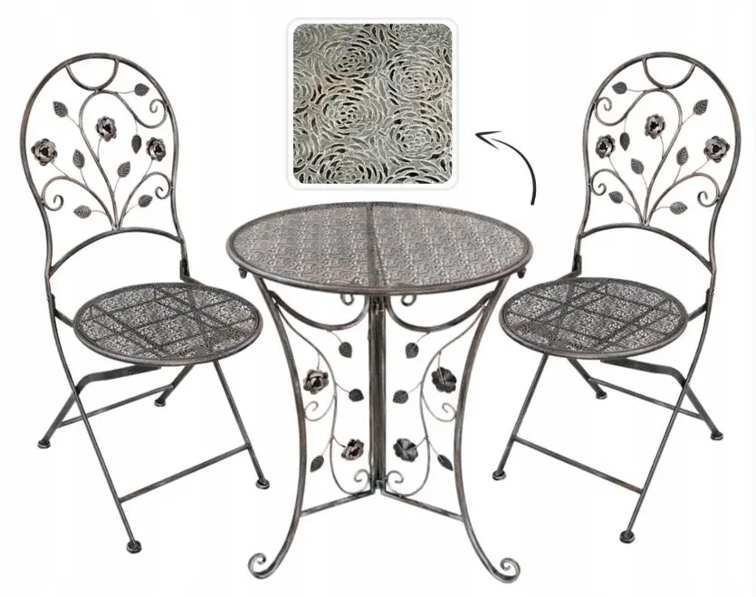 Set mobilier de gradina GardenLine GOM8251 (Brown) - 4