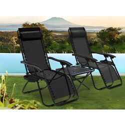 Set mobilier de gradina GardenLine LEZ7550 (Black)