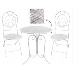 Set mobilier de gradina GardenLine Linda GOM8237 (White) Thumb