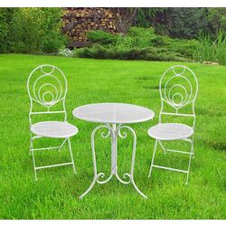 Set mobilier de gradina GardenLine Linda GOM8237 (White)
