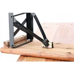 Set mobilier de gradina GardenLine MEB0780 (Natural/Black) Thumb