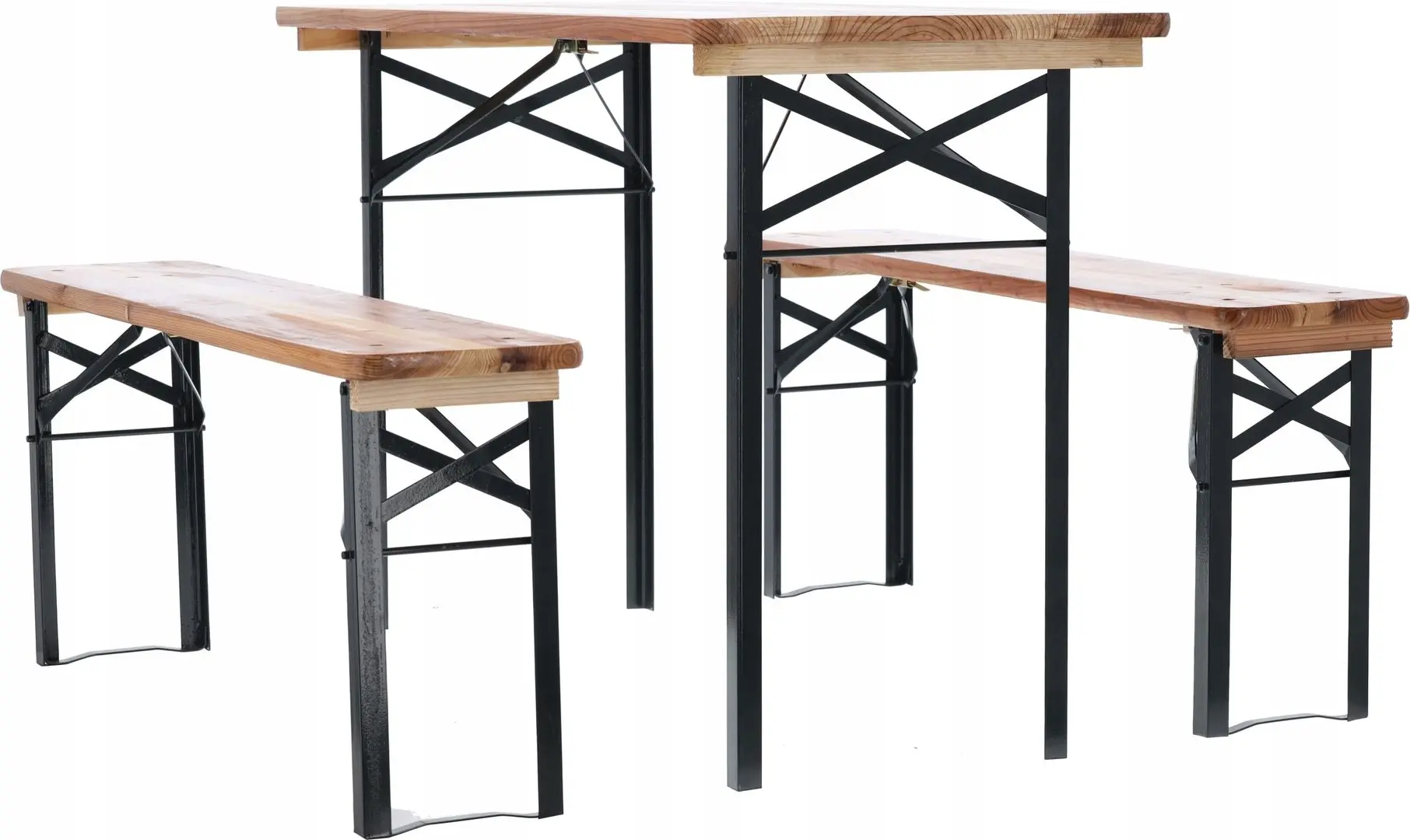 Set mobilier de gradina GardenLine MEB0780 (Natural/Black)