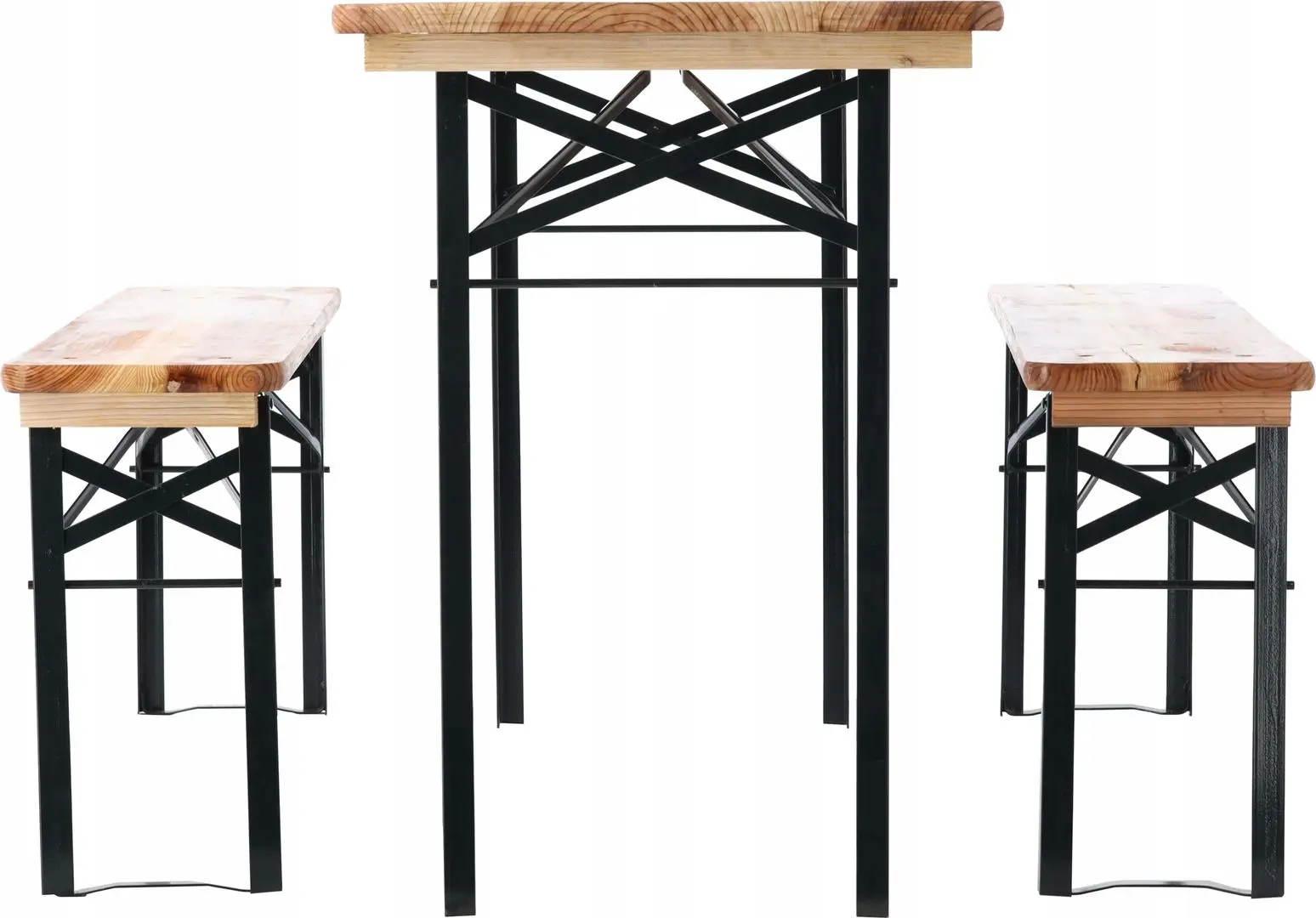 Set mobilier de gradina GardenLine MEB0780 (Natural/Black)