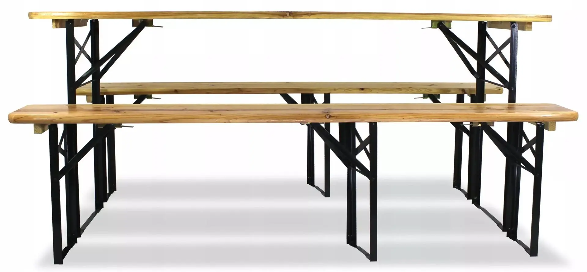 Set mobilier de gradina GardenLine MEB2745 (Wood/Black)