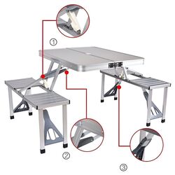 Set mobilier de gradina GardenLine OXE3410 (Inox) Thumb