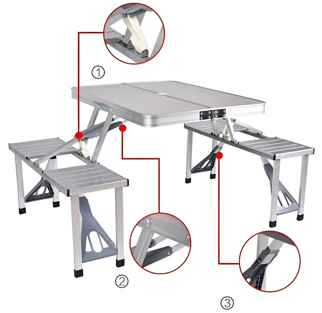Set mobilier de gradina GardenLine OXE3410 (Inox) - 2