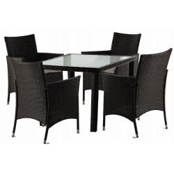 Set mobilier de gradina GardenLine SAD1708 (Brown) Thumb