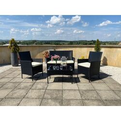 Set mobilier de gradina GardenLine SAD3952 (Black/Beige) Thumb