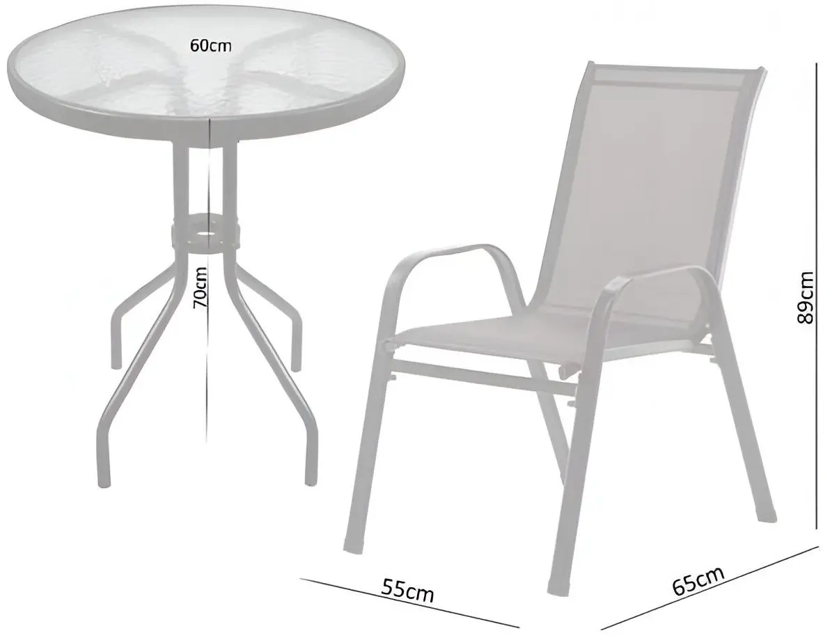 Комплект садовой мебели GardenLine SAD5895 (Black)