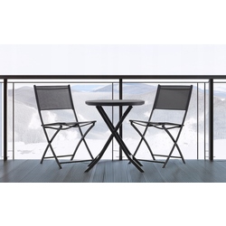 Set mobilier de gradina GardenLine SAD6643 (Black)
