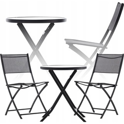 Set mobilier de gradina GardenLine SAD6643 (Black) Thumb
