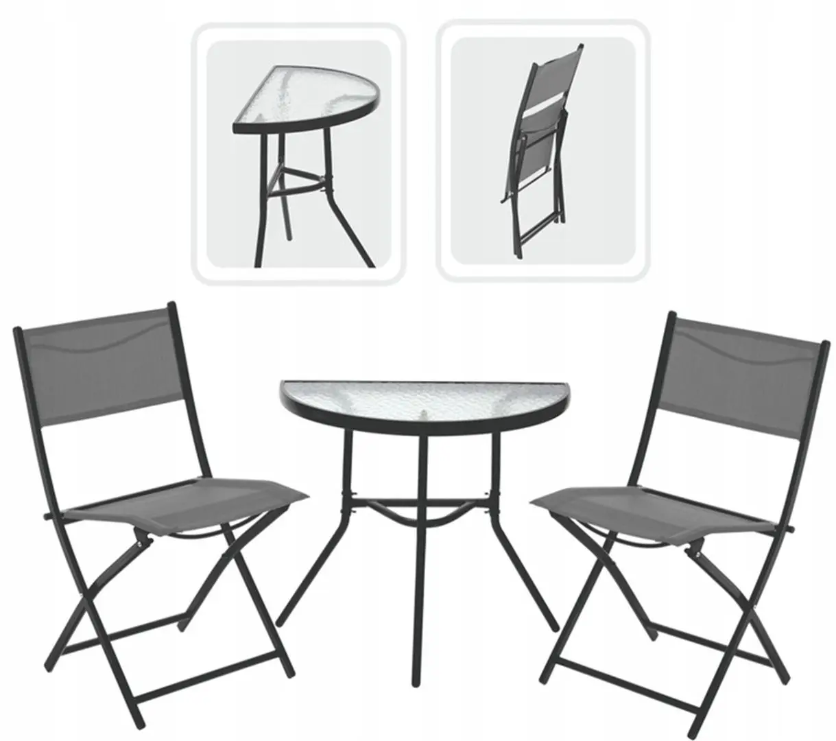 Set mobilier de gradina GardenLine SAD7149 (Grey)