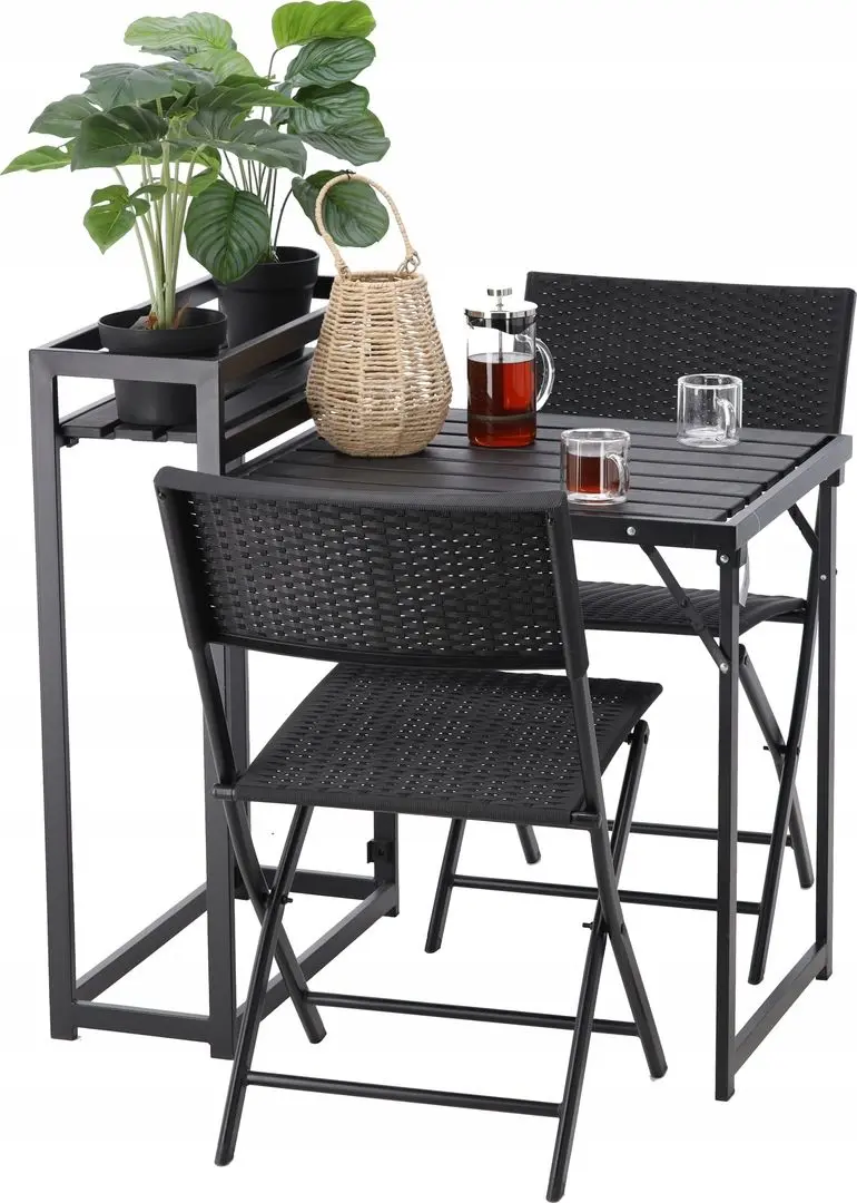 Комплект садовой мебели GardenLine SAD8038 (Black) - 3