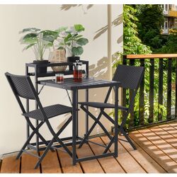 Set mobilier de gradina GardenLine SAD8038 (Black)
