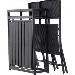 Комплект садовой мебели GardenLine SAD8038 (Black) Thumb