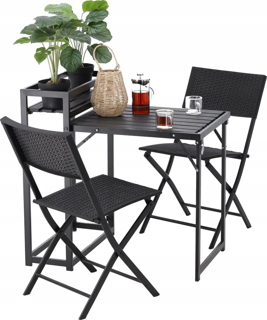 Комплект садовой мебели GardenLine SAD8038 (Black) - 5