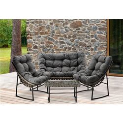 Set mobilier de gradina GardenLine SAD8045 (Grey)