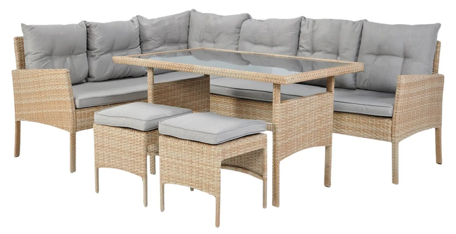 Set mobilier de gradina GardenLine SAD9576 (Beige/Grey) - 2