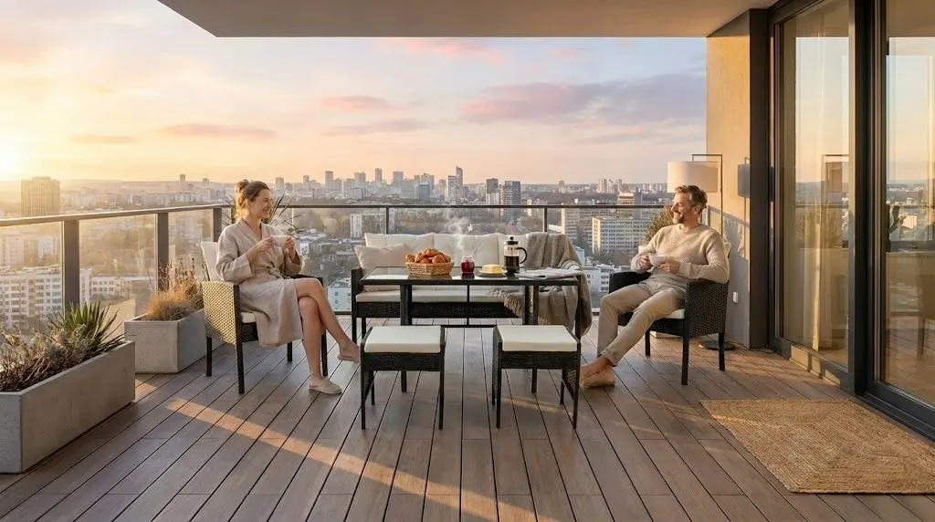 Set mobilier de gradina GardenLine SAD9583 (Black)