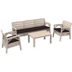 Set mobilier de grădină GardenLine Santana KAS0867/2 (Cappuccino)