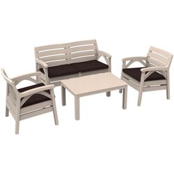 Set mobilier de gradină GardenLine Santana KAS0868/2 (Cappuccino)