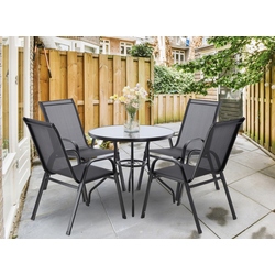 Set mobilier de gradina GardenLine TIH3377 (Black)