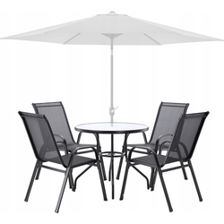 Set mobilier de gradina GardenLine TIH3377 (Black) Thumb