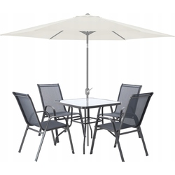 Set mobilier de gradina GardenLine TIH3384 (Grey) Thumb