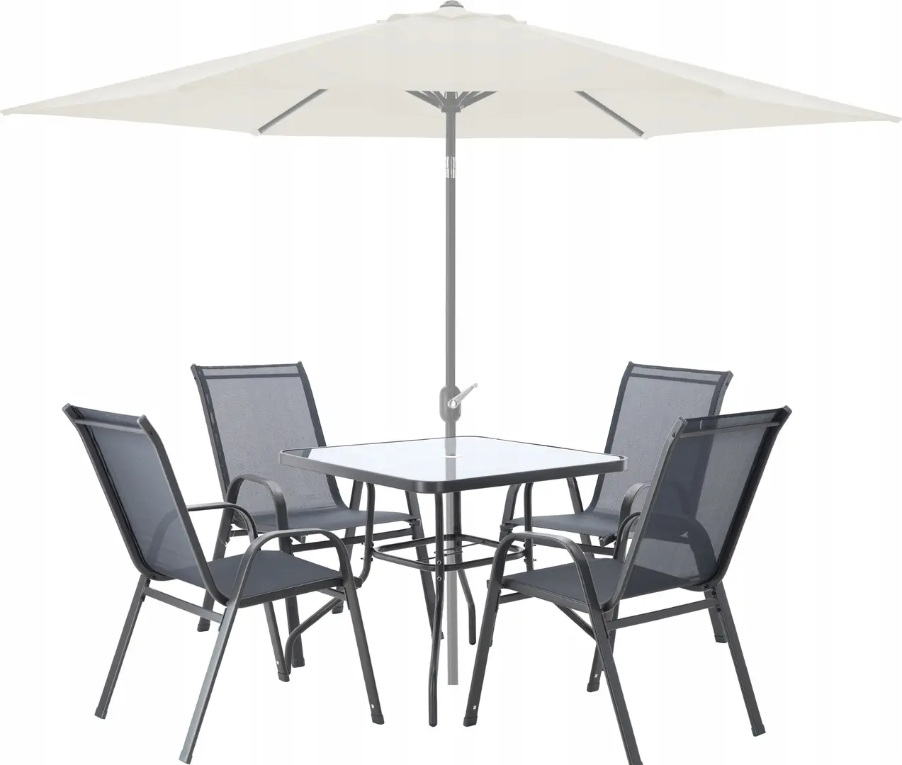 Set mobilier de gradina GardenLine TIH3384 (Grey) - 2
