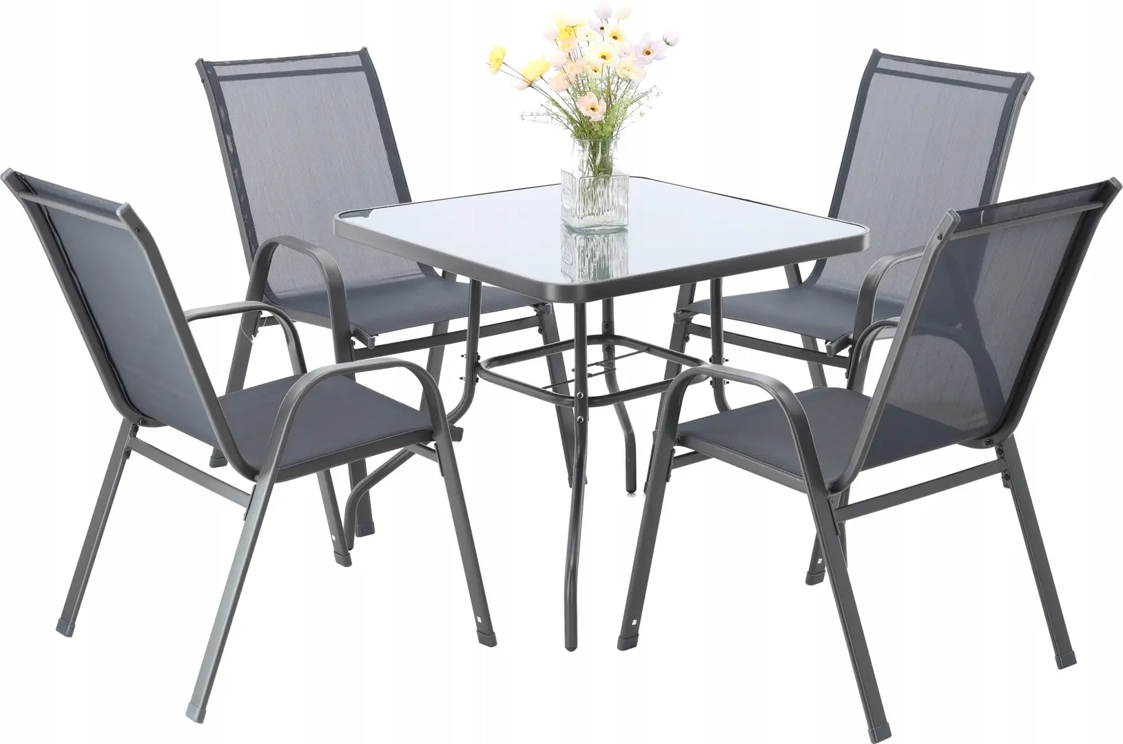 Set mobilier de gradina GardenLine TIH3384 (Grey) - 3