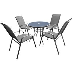 Set mobilier de gradina GardenLine TIH3514 (Grey/Black) Thumb